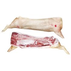 Свинина 3 кат в/шк с вырезкой без щековины п/туша с задней без передней ноги